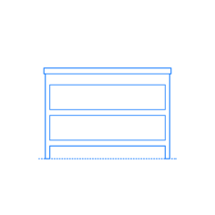 Furniture Kitchen Cart Ikea Vadholma Kitchen Island Wide Contour Svg Vector, Free Vectors File